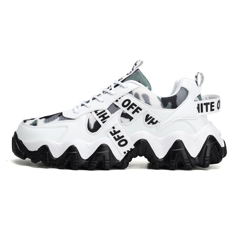 Damen Sportliche Chunky Sneakers mit strapazierfähigem Obermaterial und rutschfester Sohle EB