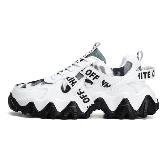Damen Sportliche Chunky Sneakers mit strapazierfähigem Obermaterial und rutschfester Sohle EB