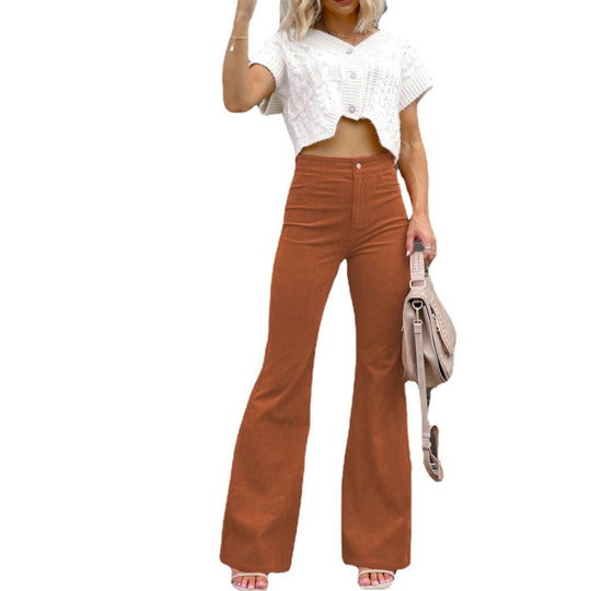 Damen Flared Jeans mit hohem Bund und figurformendem Schnitt EB