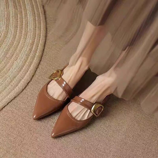 Damen elegante Ballerina-Pumps mit modischem Schleifenakzent und komfortabler Innensohle EB