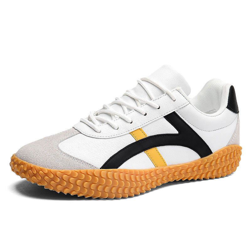 Unisex nan retro-urbaner Mesh-Sneaker mit profilierter Gummilaufsohle und Veloursleder-Zehenkappe EB
