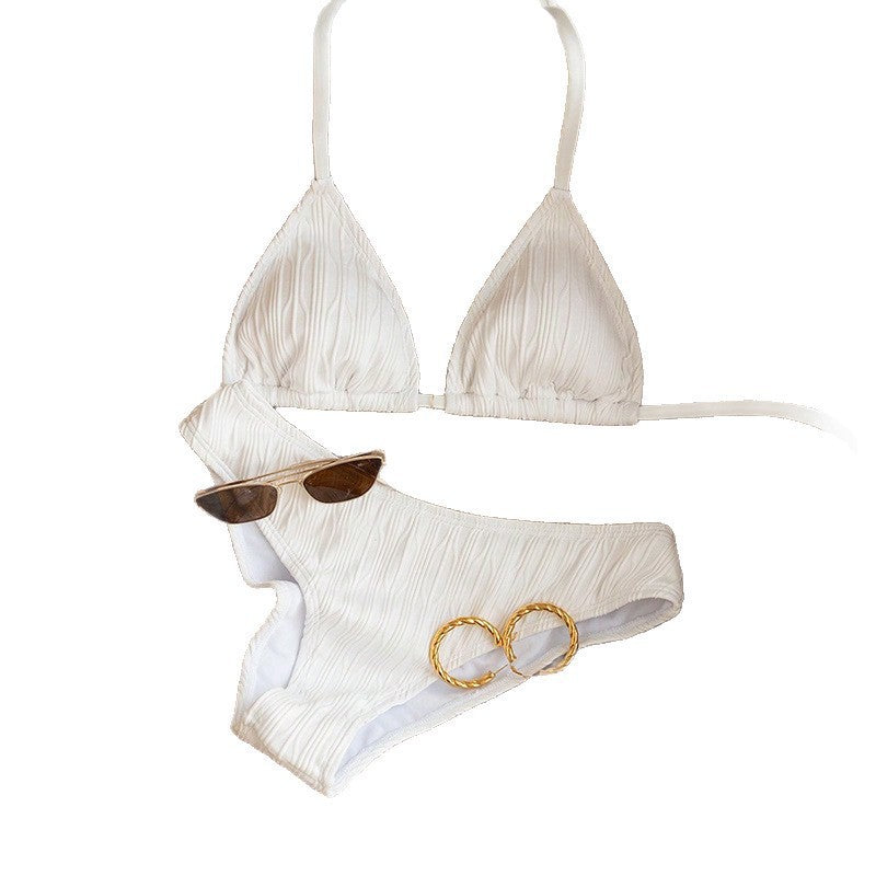 Damen Triangel-Bikini mit raffinierten Rüschendetails EB