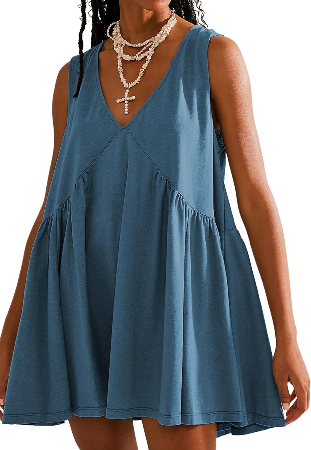 Damen Freizeitkleid aus leichtem, atmungsaktivem Material EB