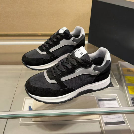 Damen Sportliche Herren-Sneaker mit atmungsaktiver Oberfläche und stoßdämpfender Sohle EB