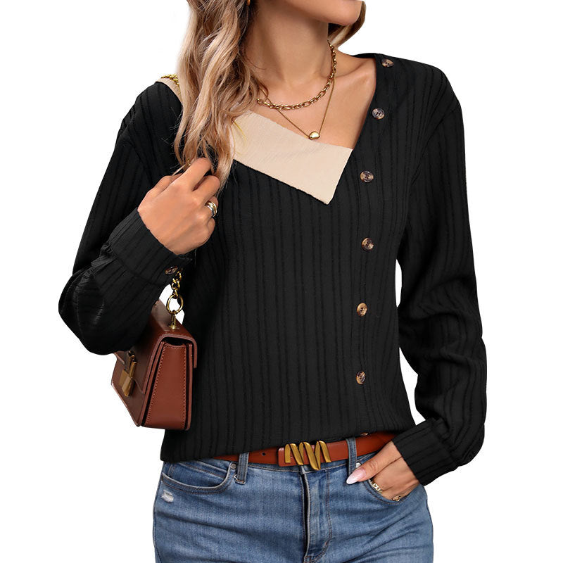Damen modischer Strickpullover EB