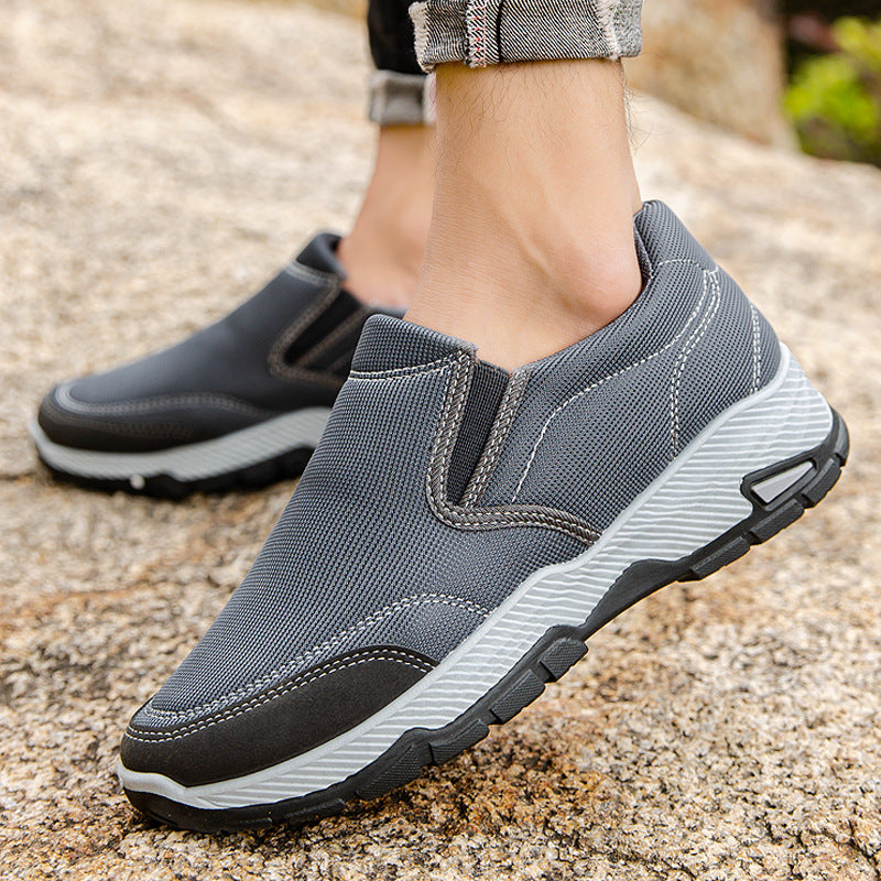 Damen Komfortable Slip-On Sneakers mit rutschfester Sohle EB