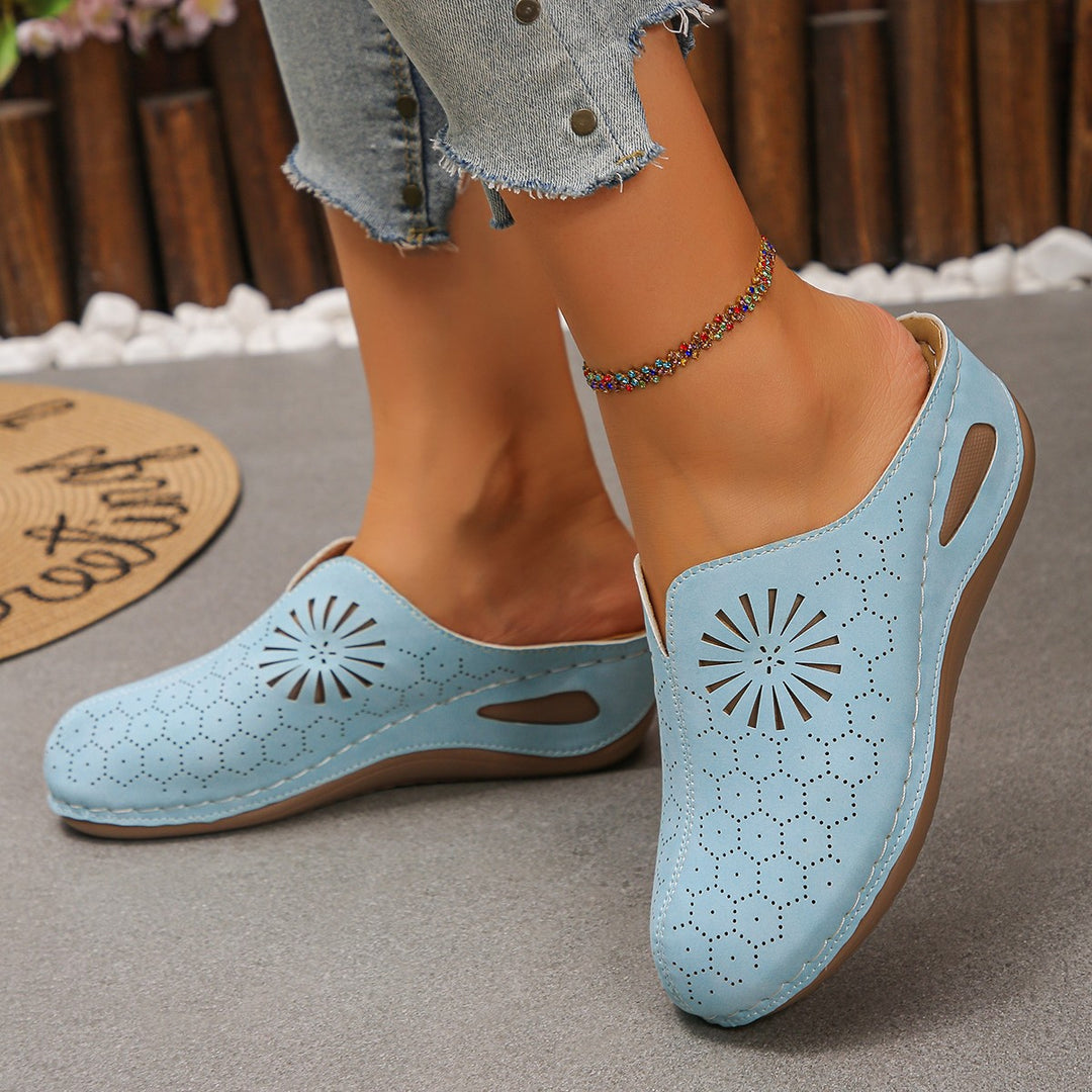 Damen Komfortable Clogs mit eleganter Durchlüftung EB