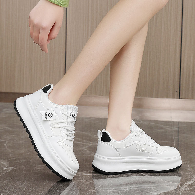 Damen Sportliche Plattform Sneakers mit Komfortdämpfung EB