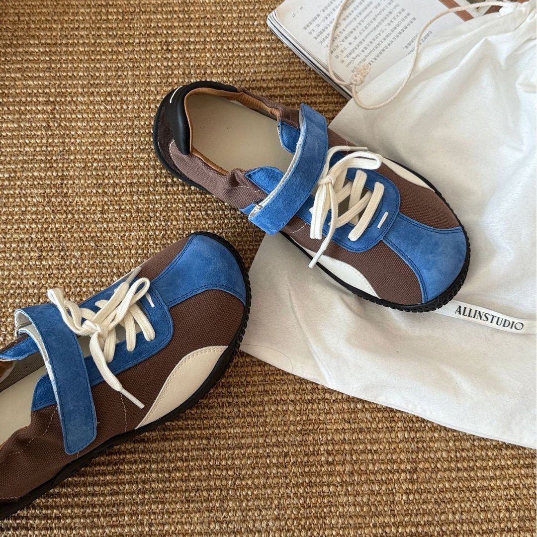 Damen Atmungsaktive Freizeitschuhe mit innovativem Klettverschluss und dämpfender Sohle EB