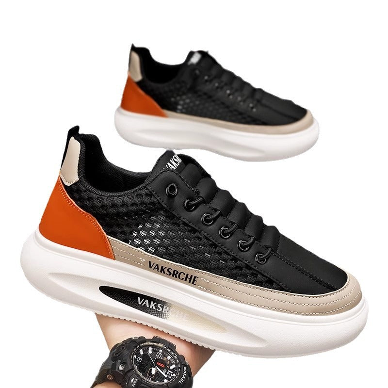 Damen Sportliche Sneakers mit atmungsaktiver Netzstruktur und leichter Laufsohle EB