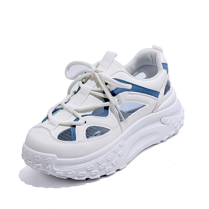 Damen Sneakers mit sportlichem Design und atmungsaktiven Mesh-Einsätzen EB