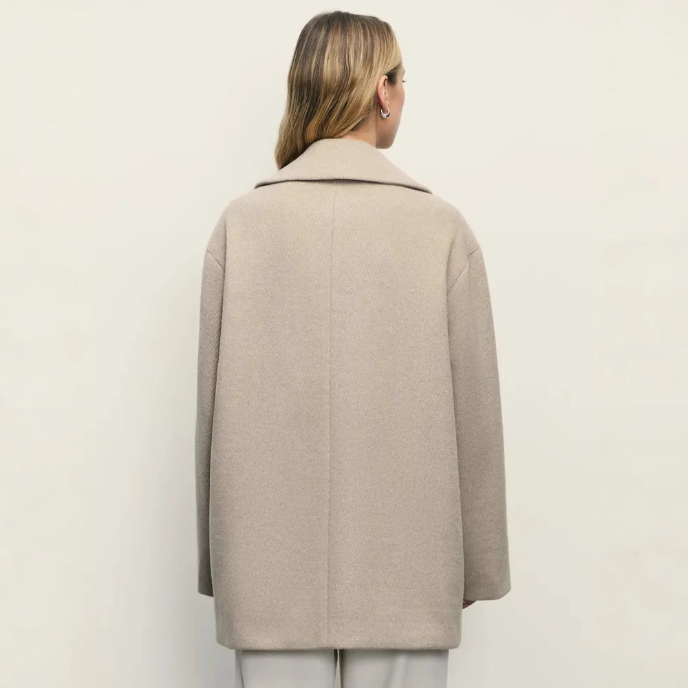 Damen Elegante Doppeltüra-Manteljacke EB