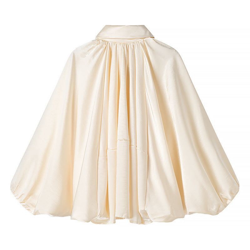 Damen fließende Bluse mit Anlassgarnitur EB