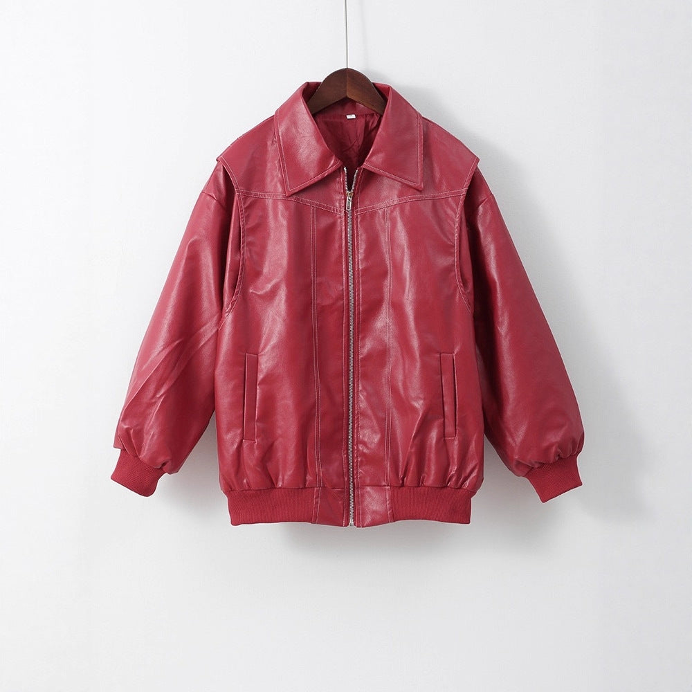Damen Oversized Übergangsjacke mit nahtlosem Design und praktischen Taschen EB