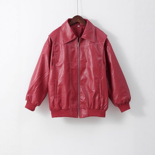 Damen Oversized Übergangsjacke mit nahtlosem Design und praktischen Taschen EB