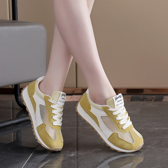 Damen Laufsneaker mit atmungsaktivem Mesh-Obermaterial und rutschfester Sohle EB