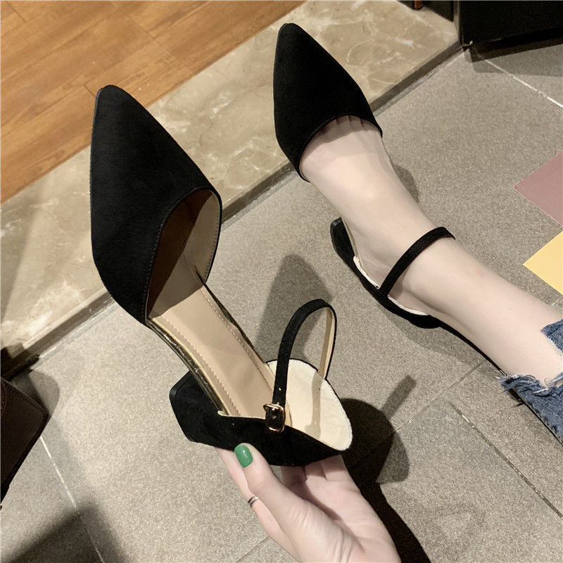 Damen elegante Slingback-Pumps mit schickem Absatz EB