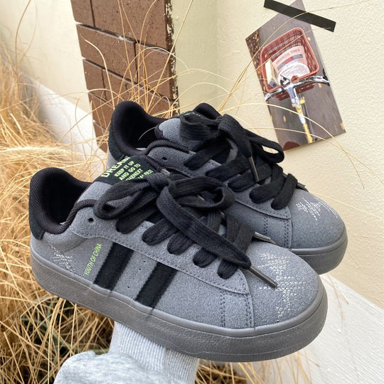 Damen modische Sneakers mit atmungsaktivem Obermaterial und stoßdämpfender Sohle EB