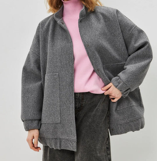 Damen oversize Sweatjacke EB