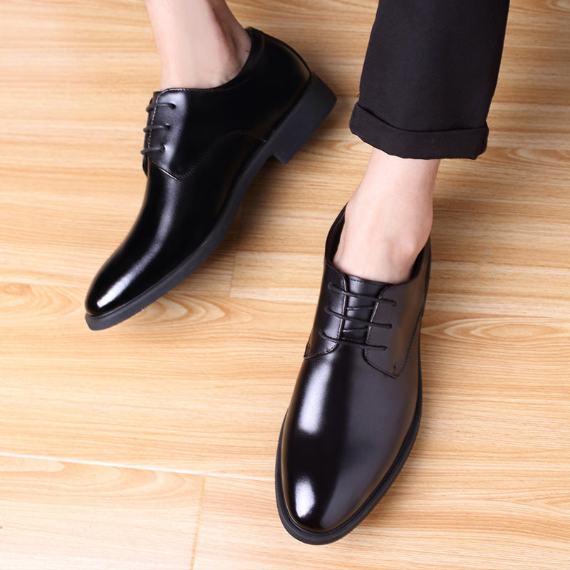Herren Elegante Lederschuhe mit feinem Schnürdesign EB