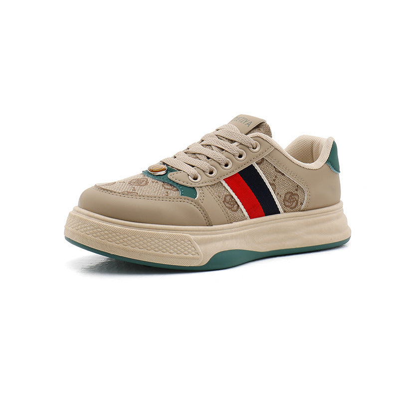 Damen Modische Sneakers mit strapazierfähigem Obermaterial und komfortabler Polsterung EB
