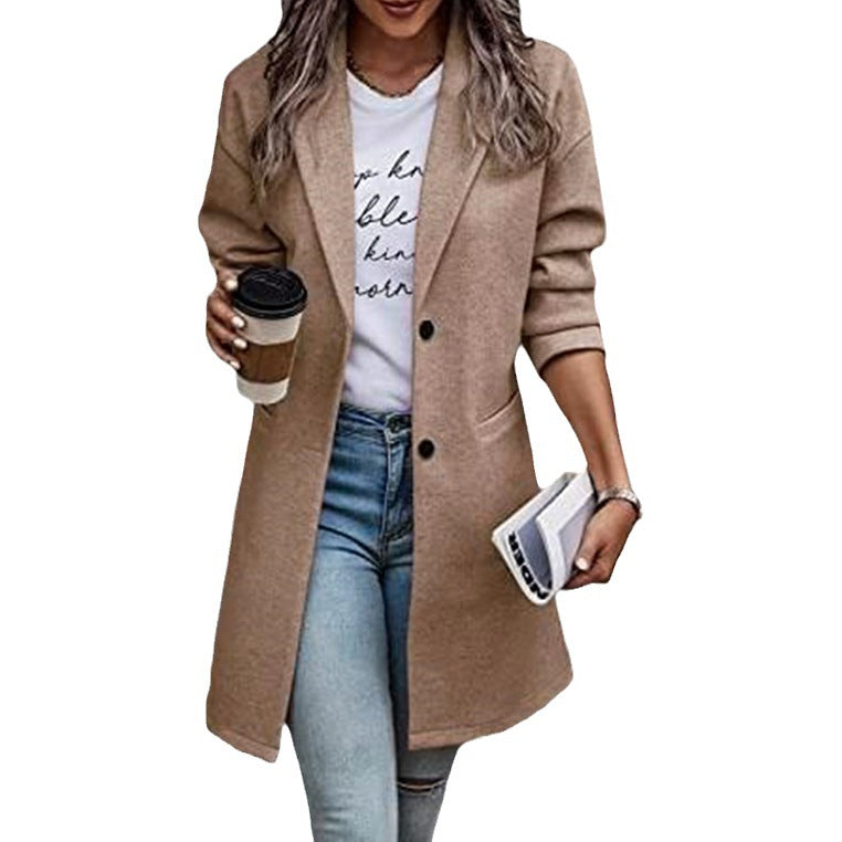 Damen eleganter Langblazer EB