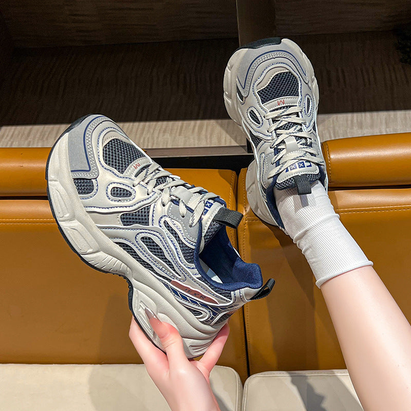 Damen Sportliche Sneakers mit strukturierter Oberflächenstruktur und hochkomfortabler Dämpfung EB