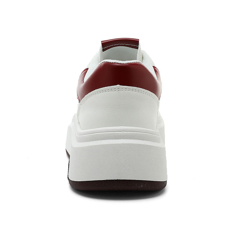 Damen Modische Plateausneaker mit sportlichem Design und atmungsaktiven Materialien EB