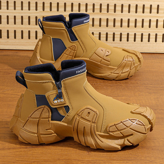 Damen modische wasserdichte Stiefeletten mit hohem Komfort und rutschfester Sohle EB
