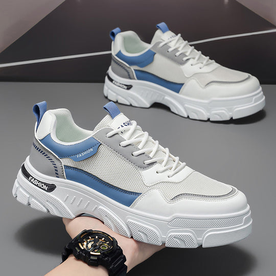 Damen Modische Sport-Sneaker mit atmungsaktivem Mesh-Obermaterial und weicher Dämpfung EB