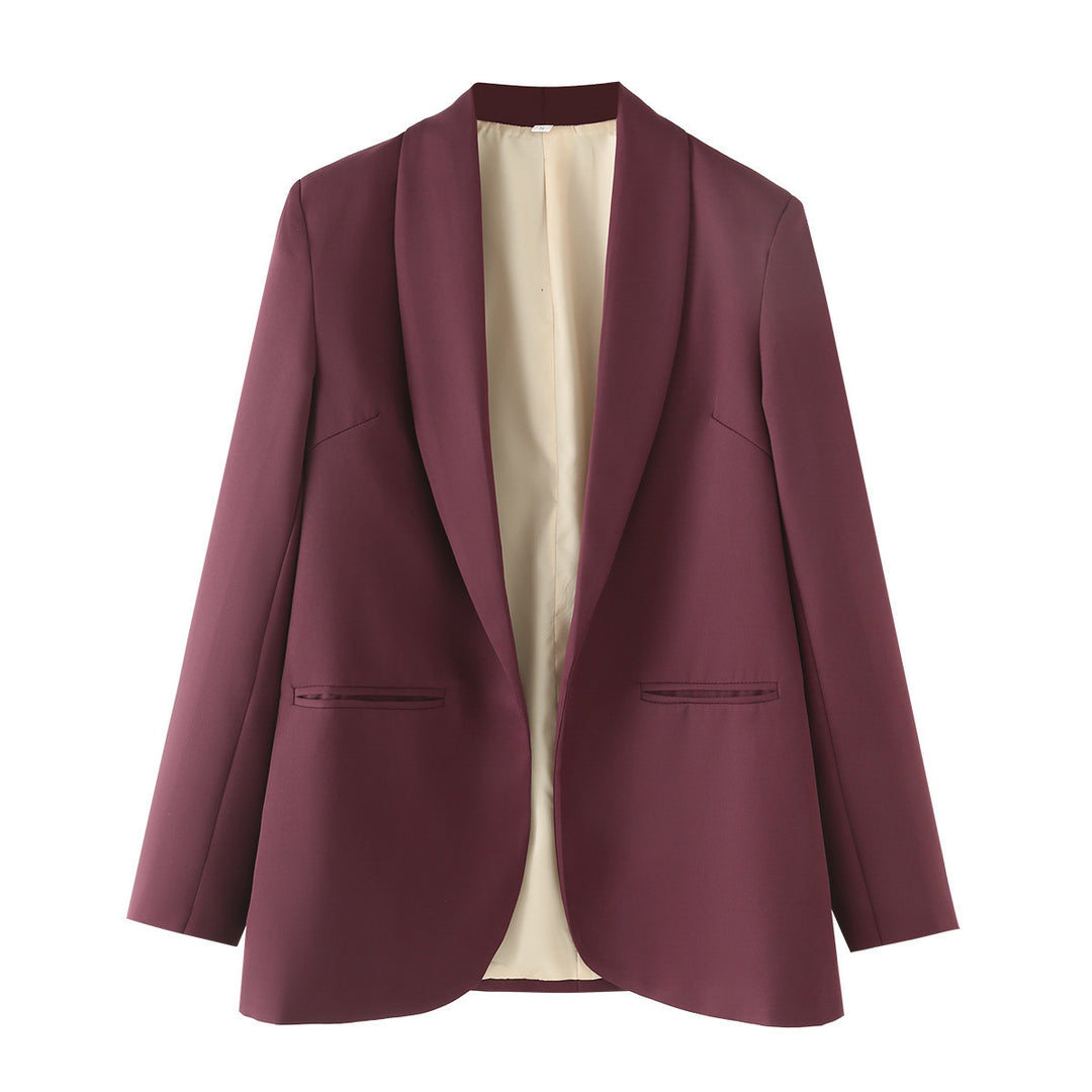 Damen eleganter Blazer mit modernem Schnitt und praktischen Taschen EB