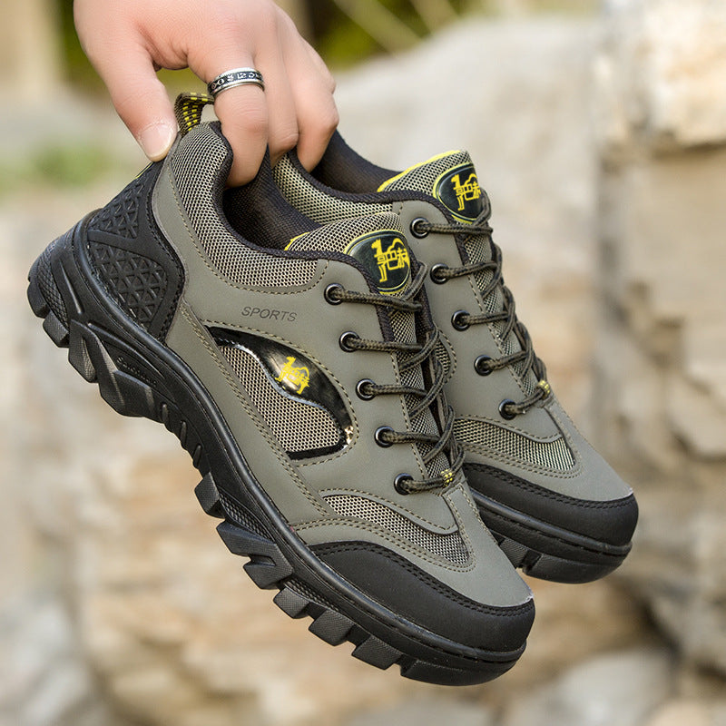 Herren Sportliche Trekking-Sneakers mit rutschfester Sohle und atmungsaktivem Obermaterial EB