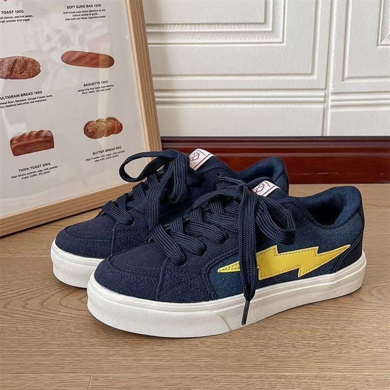 Damen Sneakers mit dynamischem Blitzdesign und bequemer Dämpfung EB