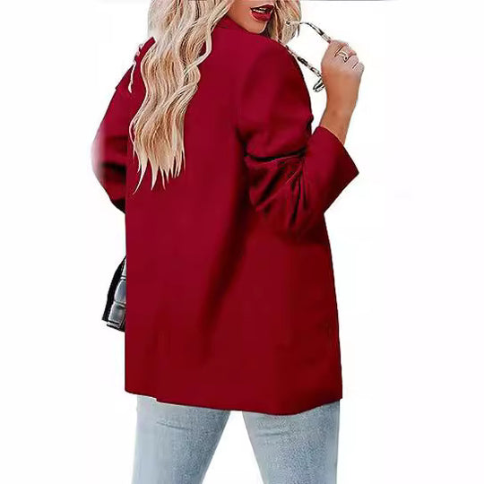 Damen Modischer Blazer mit lässigem Schnitt EB