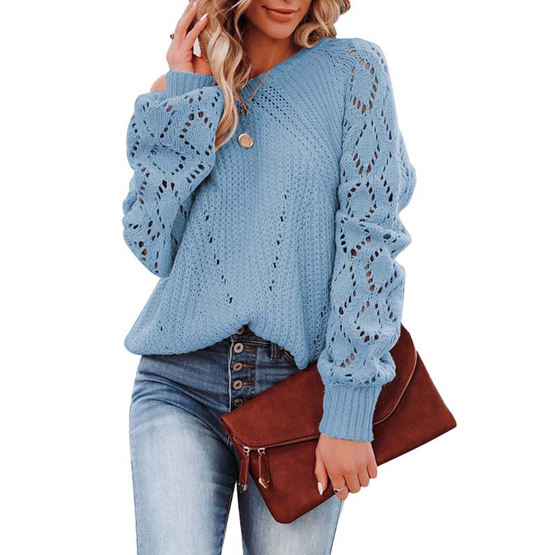 EB | Hohlstrickpullover Mit Elegantem Design