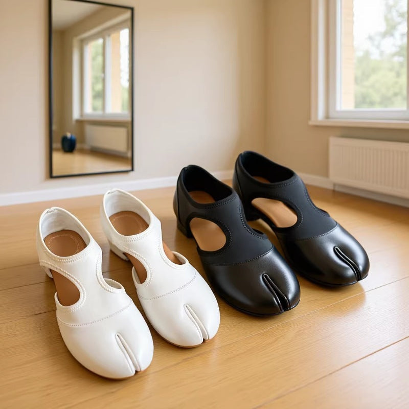 Damen Komfortable und elegante Ballerinas mit atmungsaktivem Obermaterial EB