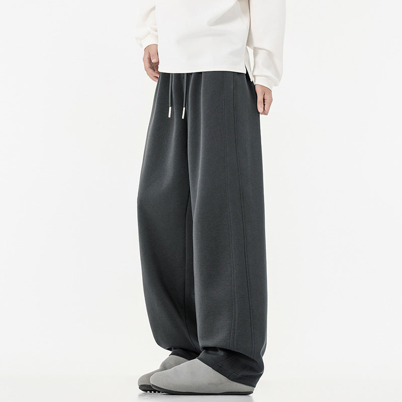 Damen weite Lounge-Jogginghose mit elastischem Bund, Kordelzug und legerer Culotte-Passform EB