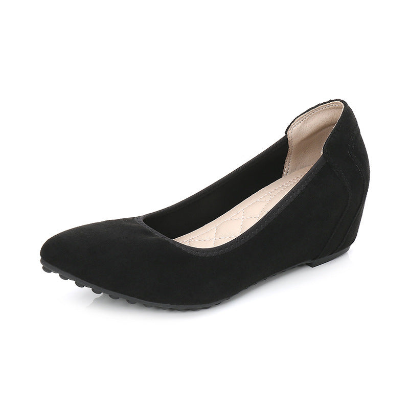 Damen Wedges Ballerinas mit bequemer Sohle und elegantem Design EB