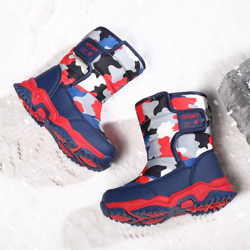 Damen warme und gefütterte Winterstiefel EB