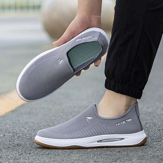 Damen Atmungsaktive Freizeit-Sneaker mit elastischem Design und rutschfester Sohle EB