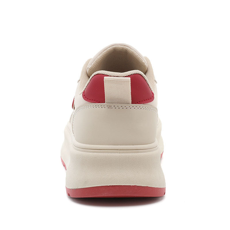 Damen modische Chunky Sneakers mit dämpfender Laufsohle und atmungsaktivem Obermaterial EB