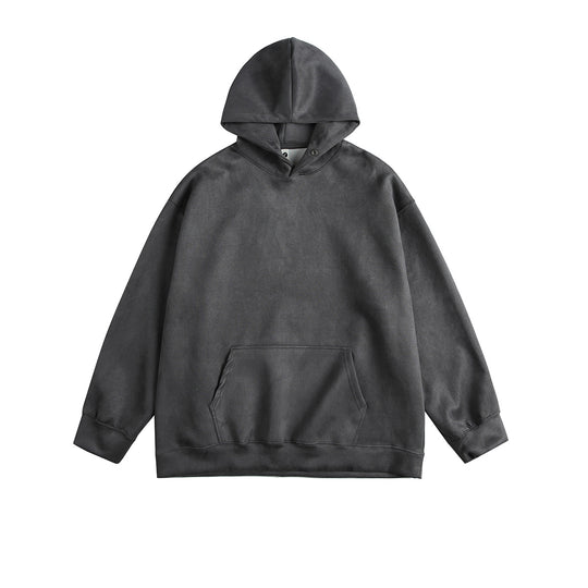 Herren lässiger Kapuzenpullover aus hochwertigem Baumwollmix mit praktischer Kängurutasche EB