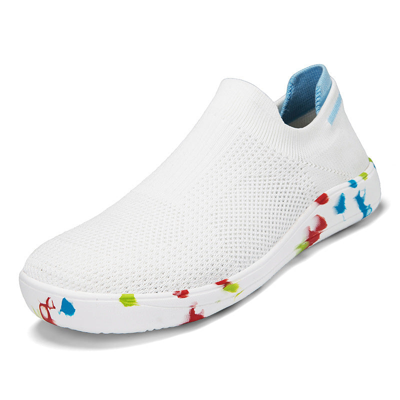 Damen Komfortable und luftdurchlässige Slip-On Sneakers EB