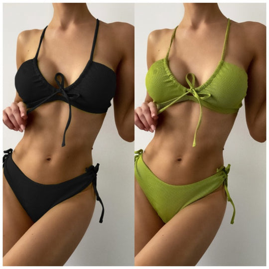 Damen Bikinis mit raffinierten Binde-Detail EB