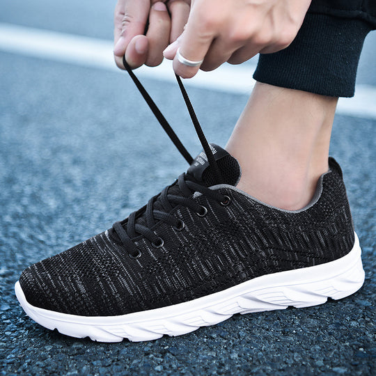 Damen Sportliche Knit Sneakers mit dämpfender Sohle EB