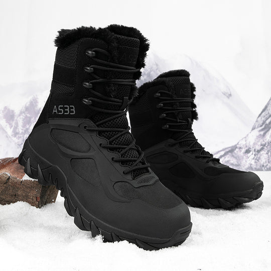 Herren Wasserdichte Winterstiefel mit isolierender Fütterung und rutschfester Sohle EB