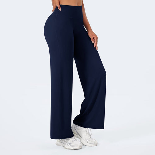 Damen Hochgeschnittene weite Sporthose EB