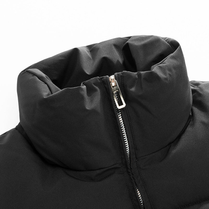 Damen modische Steppjacke mit hohem Kragen und praktischen Taschen EB