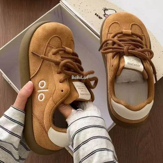 Damen Freizeit-Sneaker mit weichem Obermaterial und bequemer Dämpfung EB