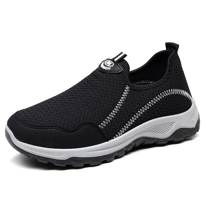 Damen Komfortable Mesh Slip-On Sneakers mit flexibler Laufsohle EB